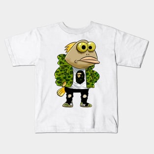 spongebob fish Kids T-Shirt